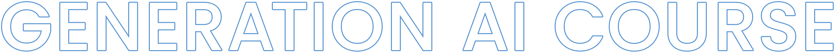 GENERATION AI COURSE